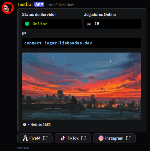 Exemplo de Configuração Final